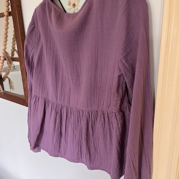 Gap Flowy Long sleeve Top - Picture 7 of 9